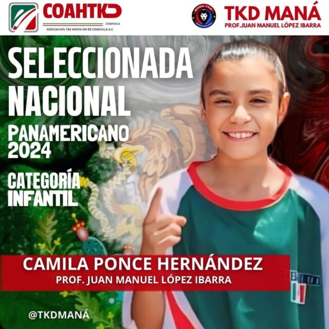 002 PARTICIPARÁN COAHUILENSES EN PANAMERICANO DE TAEKWONDO