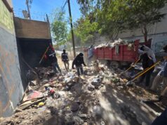 REALIZAN LIMPIEZA DE ESPACIOS PÚBLICOS EN VILLA JARDÍN