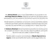 C O M U N I C A D O DEL AYUNTAMIENTO DE GÓMEZ GOMEZ PALACIO