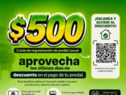 INVITAN A APROVECHAR ÚLTIMOS DÍAS DE DESCUENTO DEL PREDIAL