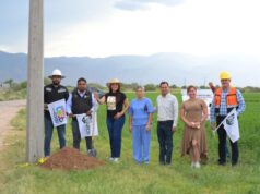 SUSY TORRECILLAS INICIA OBRA DE ELECTRIFICACIÓN EN LAS COMUNIDADES DE LA GOMA Y MONTERREY