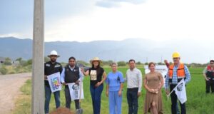 SUSY TORRECILLAS INICIA OBRA DE ELECTRIFICACIÓN EN LAS COMUNIDADES DE LA GOMA Y MONTERREY