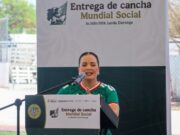 SUSY TORRECILLAS CONSOLIDA ESPACIOS PARA EL DEPORTE CON LA ENTREGA DE CUATRO CANCHAS EN LERDO
