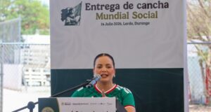 SUSY TORRECILLAS CONSOLIDA ESPACIOS PARA EL DEPORTE CON LA ENTREGA DE CUATRO CANCHAS EN LERDO