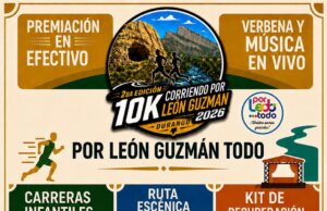 INVITAN A PARTICIPAR EN LA SEGUNDA EDICIÓN DE LA CARRERA 10K “CORRIENDO POR LEÓN GUZMÁN”
