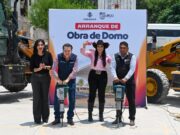 SUSY TORRECILLAS Y ESTEBAN VILLEGAS ENTREGAN TÍTULOS DE PROPIEDAD A FAMILIAS LERDENSES Y DAN ARRANQUE A LA CONSTRUCCIÓN DE DOMO EN CARLOS REAL