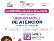 REACTIVAN MIÉRCOLES DE LA MUJER CON MÓDULO ITINERANTE DE ATENCIÓN