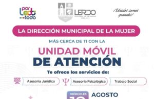REACTIVAN MIÉRCOLES DE LA MUJER CON MÓDULO ITINERANTE DE ATENCIÓN