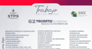 Con 104 vacantes formales en Durango y la Región Laguna, Esteban Villegas da a conocer la oferta laboral de la semana