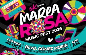 Invita DIF Estatal a la carrera Marea Rosa 2026 en Durango, con explosión de color y ritmo