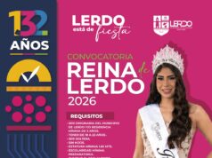 LANZAN CONVOCATORIA PARA EL CERTAMEN DE “REINA DE LERDO 2026”
