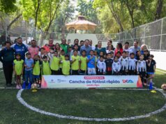 ENTREGAN SUSY TORRECILLAS Y ESTEBAN VILLEGAS REHABILITACIÓN DEL PARQUE VICTORIA