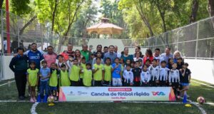 ENTREGAN SUSY TORRECILLAS Y ESTEBAN VILLEGAS REHABILITACIÓN DEL PARQUE VICTORIA