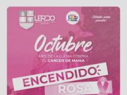 SERÁ ESTE VIERNES EL ENCENDIDO ROSA EN LA PRESIDENCIA DE LERDO